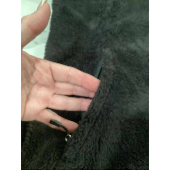 SPYDER Womens Cloud Fleece Full Zip Hoodie Sz XL Black - Picture 10 of 10